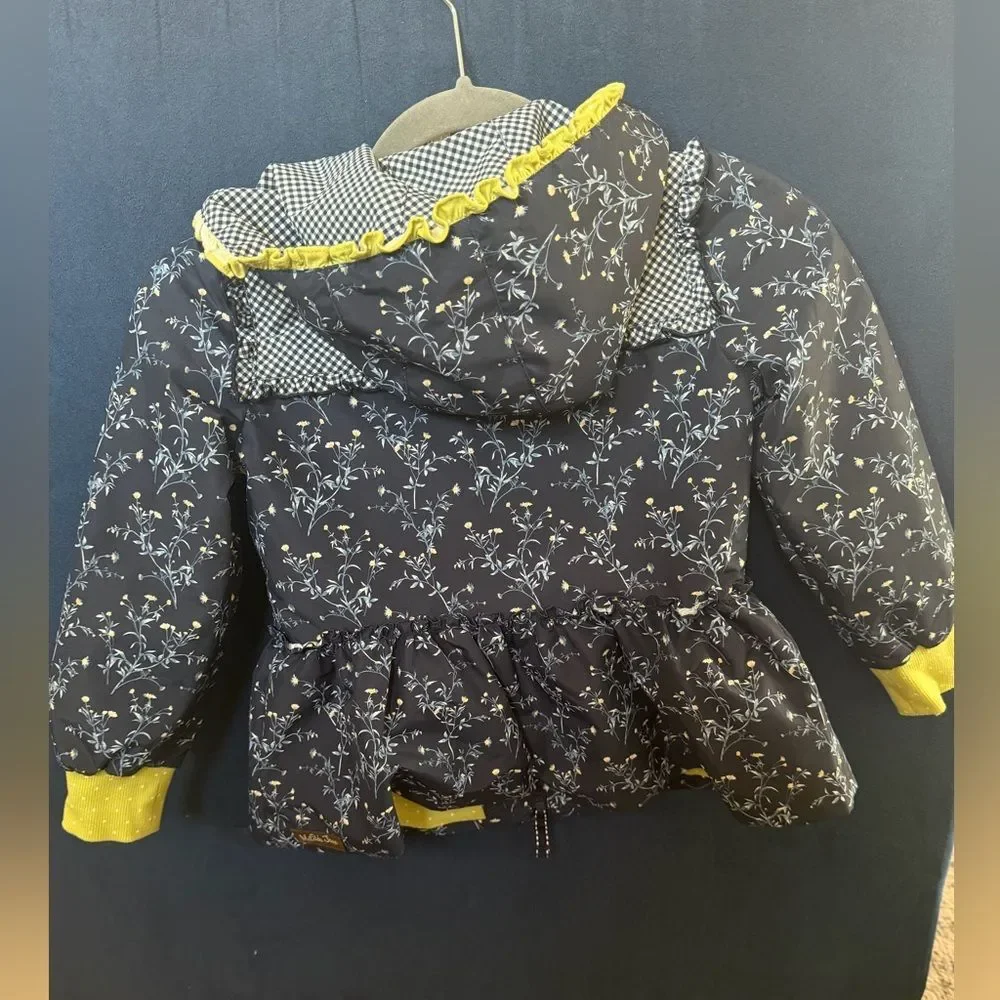 Matilda Jane girls Wildflower Bouquet light rain Jacket size 6